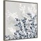 Blue Spring I by Isabelle Z 22-in. W x 22-in. H. Canvas Wall Art Print Framed in Grey